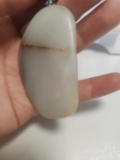 和田玉青花独籽籽料